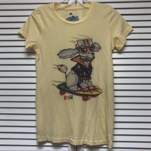 NEW Women’s Lisa Frank pale yellow t-shirt